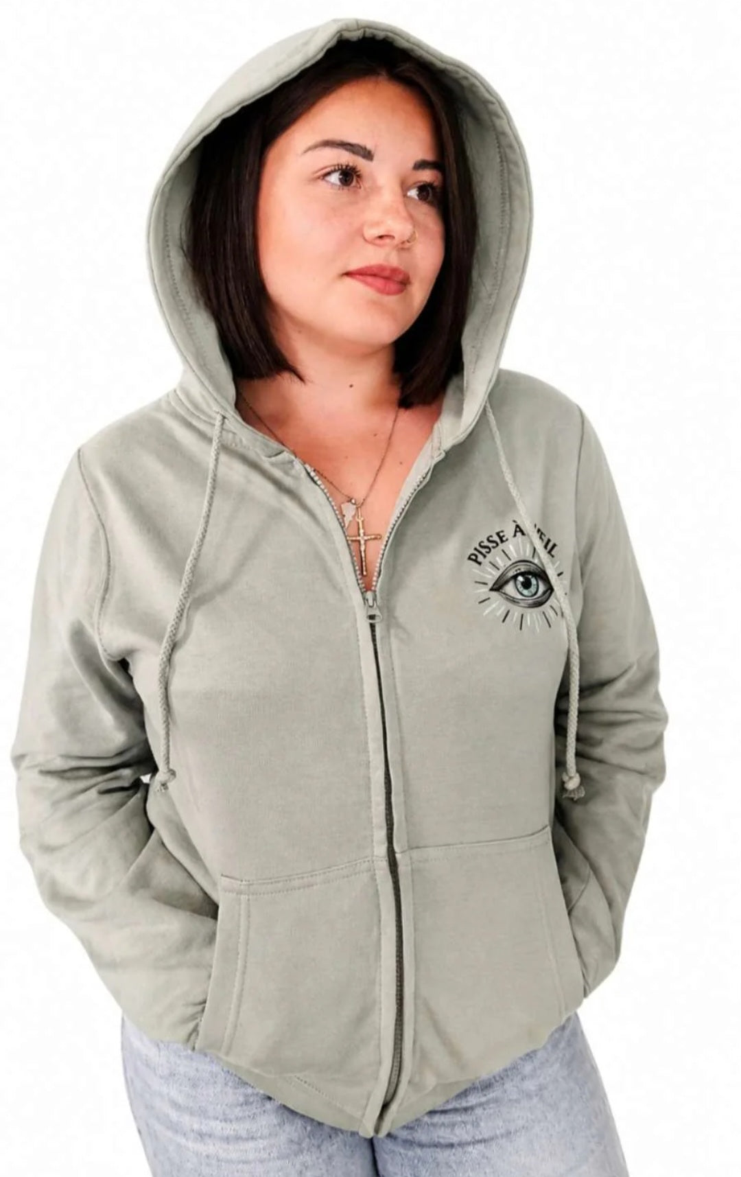 Sweat à capuche zippé FEMME