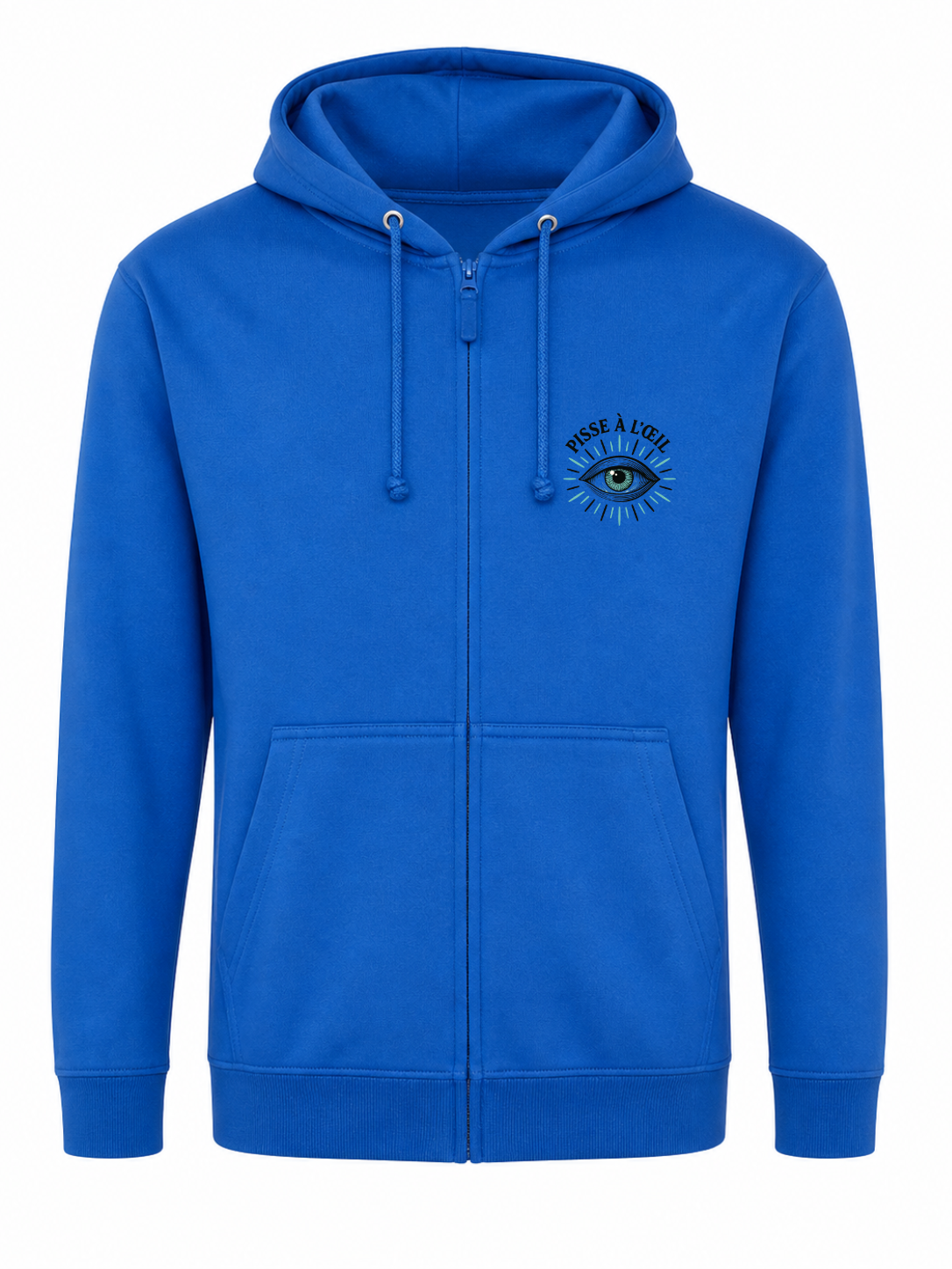 Sweat à capuche zippé unisexe