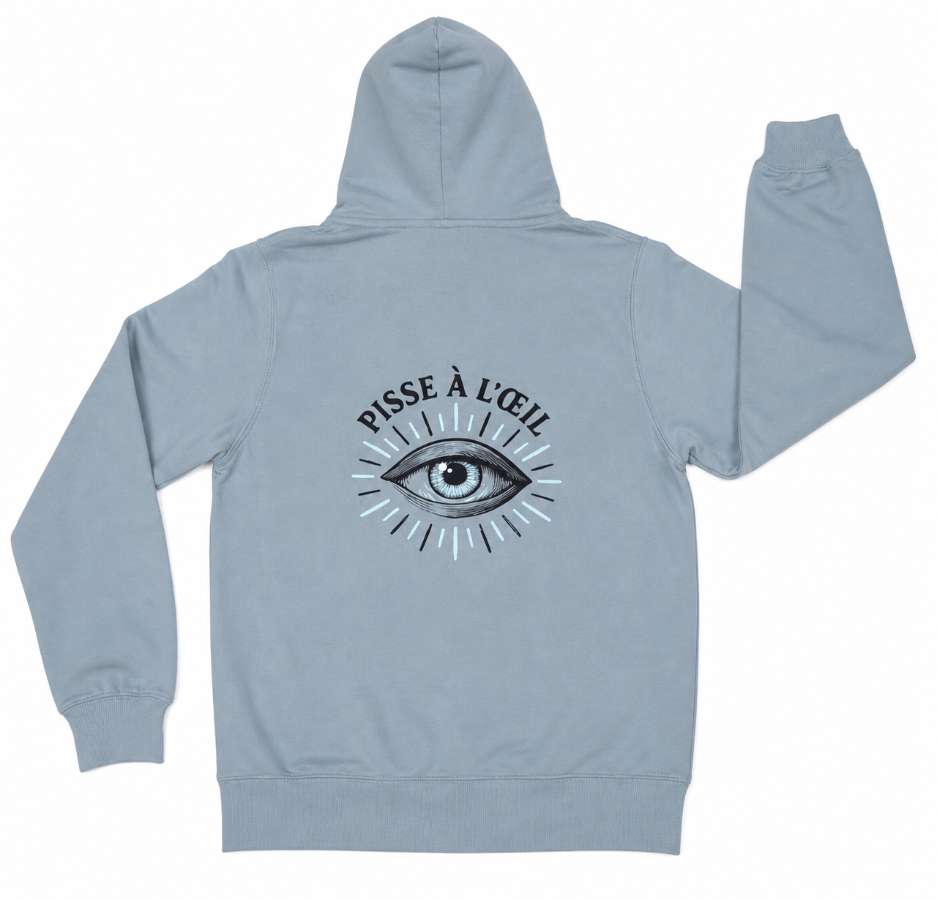 Sweat à capuche zippé unisexe