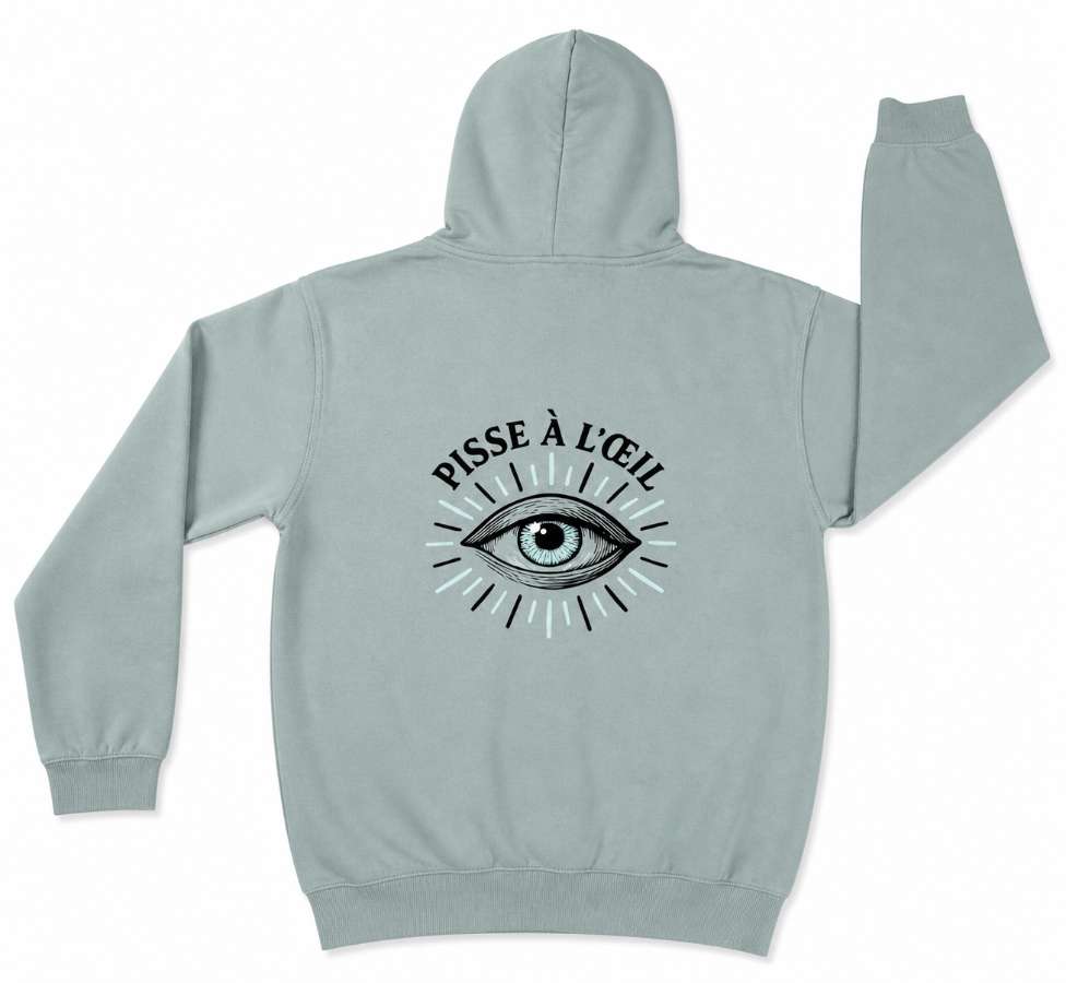 Sweat à capuche zippé unisexe