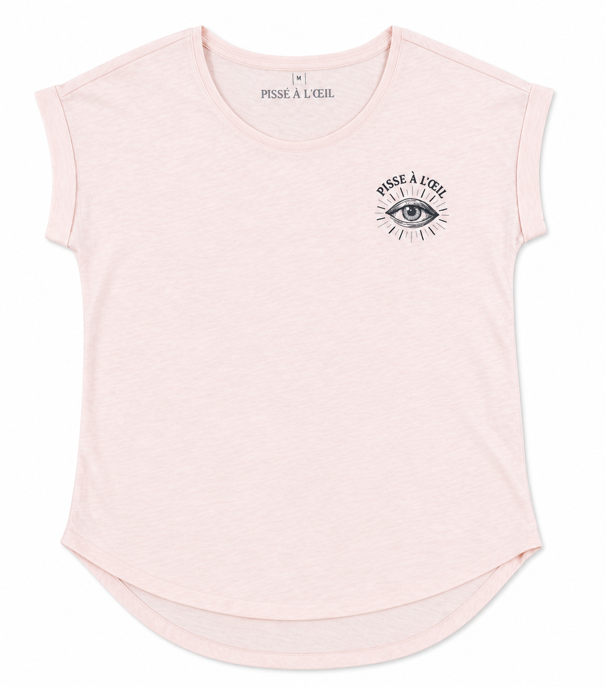 T-shirt femme à dos allongé